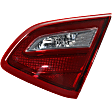Passenger Side, Inner and Outer Halogen Tail Light, With bulb(s), OE Replacement