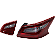 Passenger Side, Inner and Outer Halogen Tail Light, With bulb(s), OE Replacement, CAPA Certified
