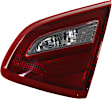 Driver and Passenger Side, Inner Tail Lights, with Bulbs, Halogen, Mounts On Trunk Lid, For Models Without Sport Package, CAPA Certified