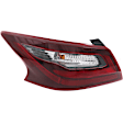 Driver and Passenger Side, Inner and Outer Halogen Tail Lights, With Bulbs, CAPA CERTIFIED