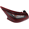 Driver and Passenger Side, Inner and Outer Halogen Tail Lights, With Bulbs, CAPA CERTIFIED