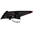 Driver and Passenger Side, Inner and Outer Halogen Tail Lights, With Bulbs, CAPA CERTIFIED