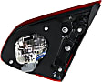 Driver and Passenger Side, Inner and Outer Tail Lights, with Bulbs, Halogen, Mounts On Trunk Lid, For Models Without Sport Package