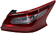 Driver and Passenger Side, Inner and Outer Tail Lights, with Bulbs, Halogen, Mounts On Trunk Lid, For Models Without Sport Package