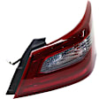 Driver and Passenger Side, Inner and Outer Tail Lights, with Bulbs, Halogen