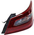 Driver and Passenger Side, Outer Tail Lights, with Bulbs, Halogen, Mounts On Body, For Models Without Smoked Lens Tail Light