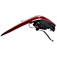 Passenger Side, Inner and Outer Tail Lights, With bulb(s), Halogen, Standard type, CAPA Certified