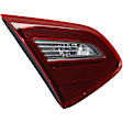 Driver and Passenger Side, Inner and Outer Halogen Tail Lights, With Bulbs, CAPA Certified