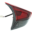 Driver Side, Inner And Outer Halogen Tail Light, With bulb(s), OE Replacement