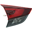 Driver Side, Inner And Outer Halogen Tail Light, With bulb(s), OE Replacement