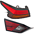 Driver Side, Inner And Outer Halogen Tail Light, With bulb(s), OE Replacement