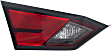 Driver Side, Inner And Outer Halogen Tail Light, With bulb(s), OE Replacement