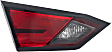 Driver Side, Inner And Outer Halogen Tail Light, With bulb(s), OE Replacement