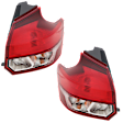 Driver and Passenger Side Halogen Tail Light, With bulb(s), OE Replacement