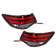 Driver and Passenger Side, Outer Halogen Tail Light, With bulb(s), OE Replacement