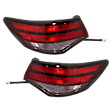 Driver and Passenger Side, Outer Halogen Tail Light, With bulb(s), OE Replacement, CAPA Certified