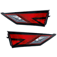 Driver and Passenger Side, Inner Halogen Tail Light, With bulb(s), OE Replacement