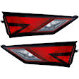 Driver and Passenger Side, Inner Halogen Tail Light, With bulb(s), OE Replacement, CAPA Certified