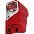 2017-2023 Nissan Titan - Driver and Passenger Side Halogen Tail Light, With bulb(s), OE Replacement