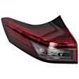 Driver and Passenger Side, Outer LED Tail Light, With bulb(s), OE Replacement