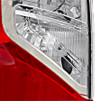 2019 Nissan Titan XD - Driver and Passenger Side Halogen/LED Tail Light, With bulb(s), For Models Without Utility Package, OE Replacement