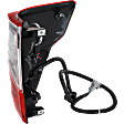 2019 Nissan Titan XD - Driver and Passenger Side Halogen/LED Tail Light, With bulb(s), For Models Without Utility Package, OE Replacement