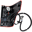 2019 Nissan Titan XD - Driver and Passenger Side Halogen/LED Tail Light, With bulb(s), For Models Without Utility Package, OE Replacement