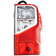 2019 Nissan Titan PRO-4X - Driver and Passenger Side LED Tail Light, With bulb(s),  For Models With Rear Outlet, OE Replacement, Extended Cab Pickup