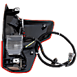 2019 Nissan Titan PRO-4X - Driver and Passenger Side LED Tail Light, With bulb(s),  For Models With Rear Outlet, OE Replacement, Extended Cab Pickup