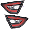 Driver and Passenger Side, Inner Halogen Tail Light, With bulb(s), OE Replacement, CAPA Certified