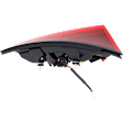Driver and Passenger Side, Inner LED Tail Light, With bulb(s), OE Replacement