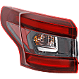 Driver and Passenger Side, Outer Halogen Tail Light, With bulb(s), OE Replacement, CAPA Certified