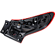 Driver and Passenger Side, Outer Halogen Tail Light, With bulb(s), OE Replacement, CAPA Certified