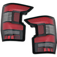 Driver and Passenger Side LED Tail Light, With bulb(s), OE Replacement