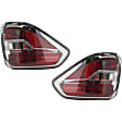 Driver and Passenger Side, Outer Halogen Tail Light, With bulb(s), OE Replacement