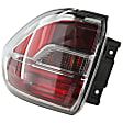 Driver and Passenger Side, Outer Halogen Tail Light, With bulb(s), OE Replacement