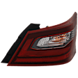 Driver and Passenger Side, Inner and Outer Tail Lights, With bulb(s), Halogen, CAPA Certified