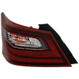 Driver and Passenger Side, Inner and Outer Tail Lights, With bulb(s), Halogen, CAPA Certified