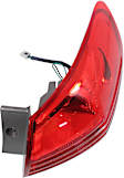 Passenger Side, Inner and Outer Halogen Tail Light, With bulb(s), OE Replacement