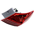 Passenger Side, Inner and Outer Halogen Tail Light, With bulb(s), OE Replacement, CAPA Certified