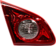 Driver and Passenger Side, Inner Tail Lights, with Bulbs, Halogen, Mounts on Liftgate, CAPA Certified