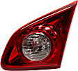 Driver and Passenger Side, Inner Tail Lights, with Bulbs, Halogen, Mounts on Liftgate, CAPA Certified