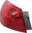 Driver Side, Inner And Outer Halogen Tail Light, With bulb(s), OE Replacement