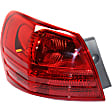 Driver Side, Inner And Outer Halogen Tail Light, With bulb(s), OE Replacement, CAPA Certified