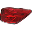 Driver and Passenger Side, Inner and Outer Halogen Tail Light, With bulb(s), OE Replacement