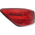 Driver and Passenger Side, Inner and Outer Halogen Tail Light, With bulb(s), OE Replacement