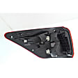 Passenger Side, Inner and Outer Halogen Tail Light, With bulb(s), OE Replacement