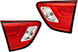 Driver and Passenger Side, Inner Tail Lights, with Bulbs, Halogen, Mounts on Liftgate