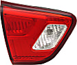 Driver and Passenger Side, Inner Tail Lights, with Bulbs, Halogen, Mounts on Liftgate