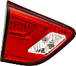 Driver and Passenger Side, Inner Tail Lights, with Bulbs, Halogen, Mounts on Liftgate, CAPA Certified